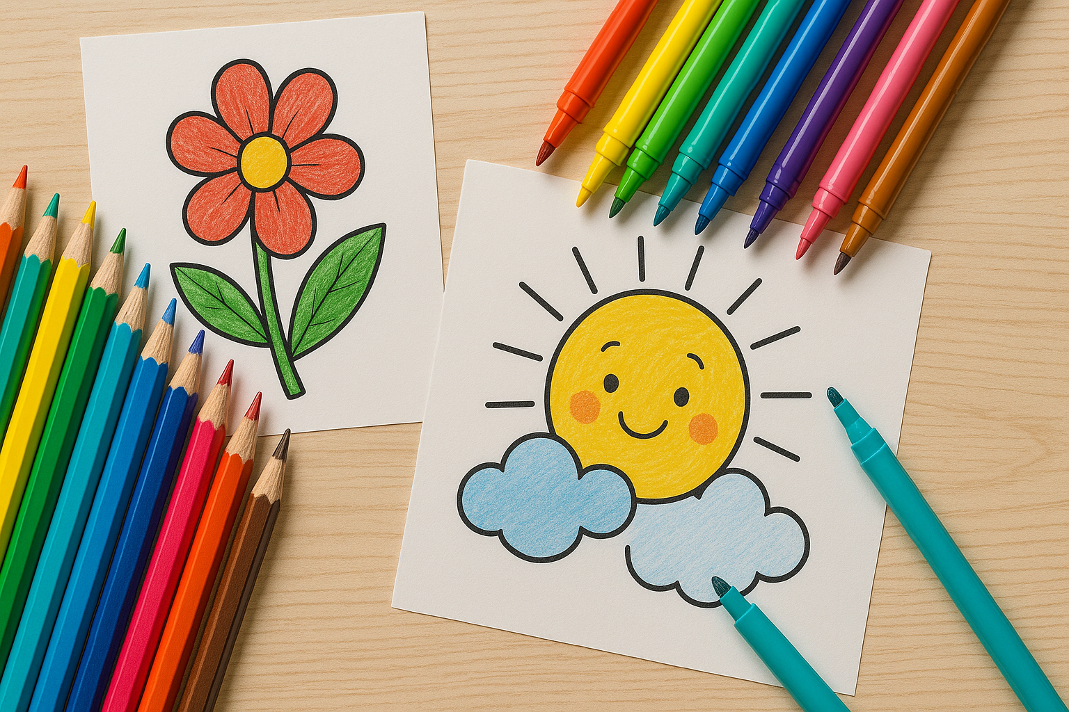 COLORIAGE « LITTLE SPACE » – #1